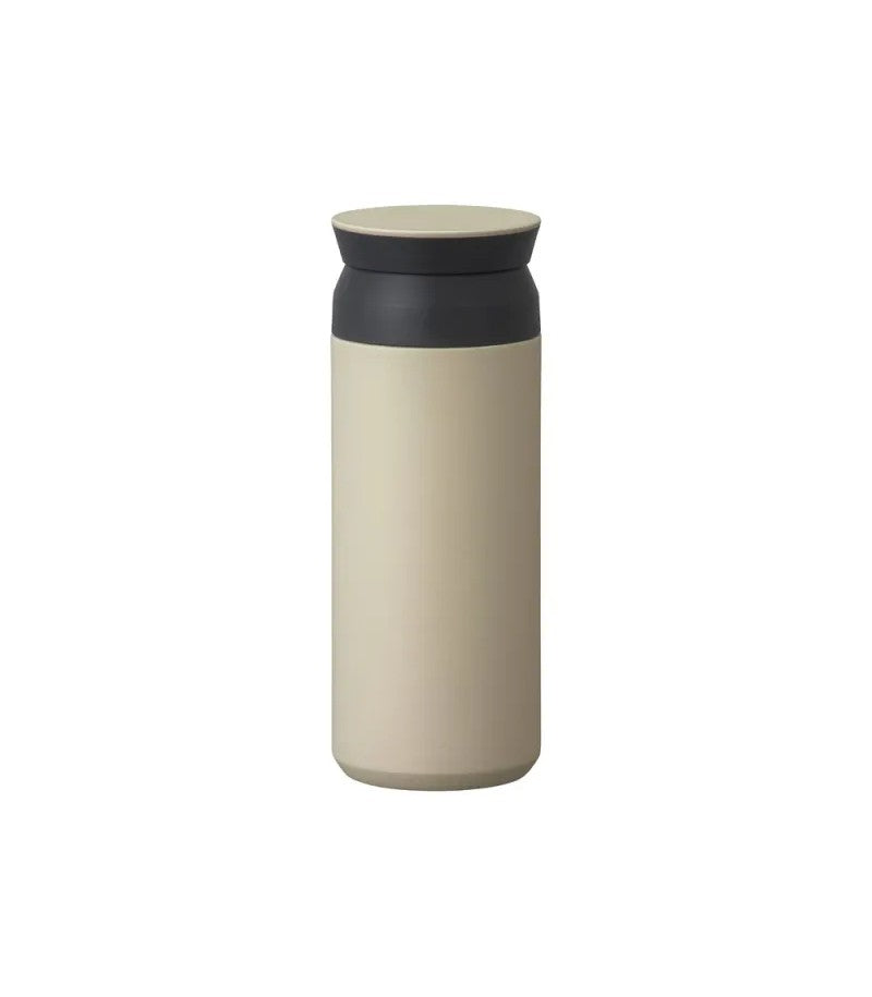 Vaso térmico de viaje marca kinto color beige