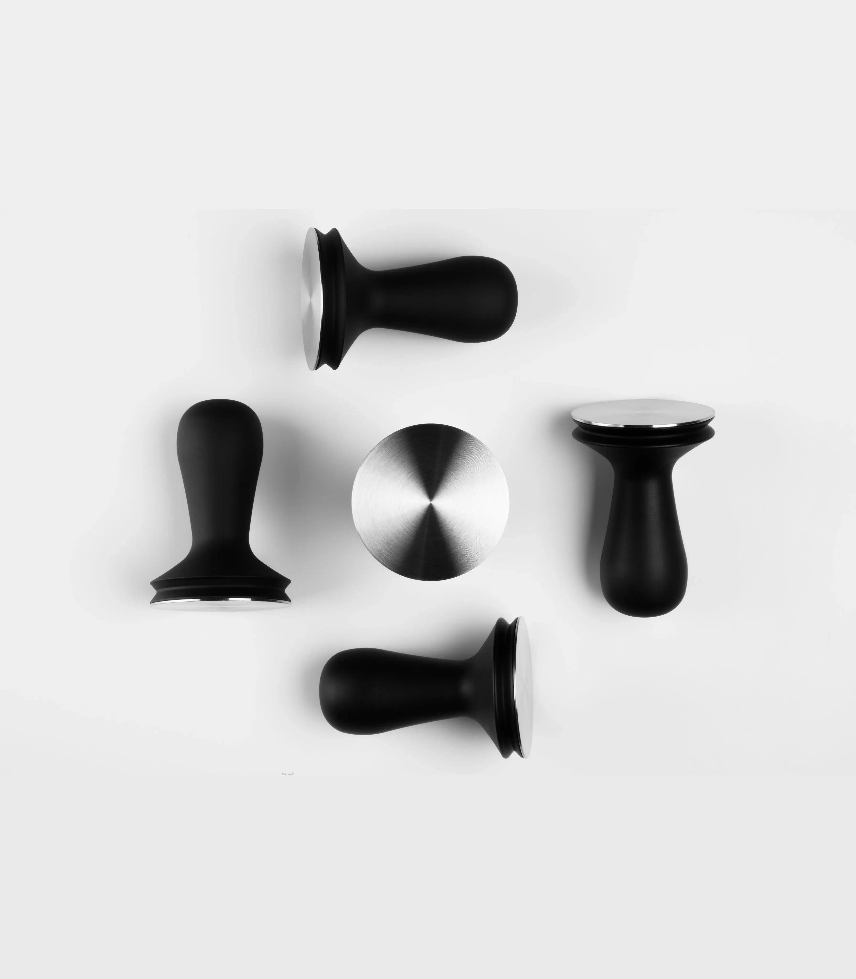 Tamper hecho con aluminio anodizado