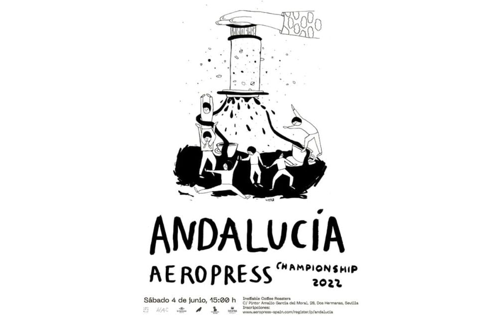 Cartel Andalucía Aeropress Championship 2022
