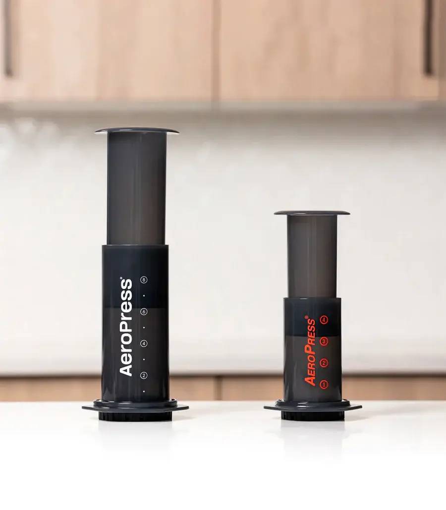 Diferencia de tamaño entre AeroPress XL vs AeroPress Original