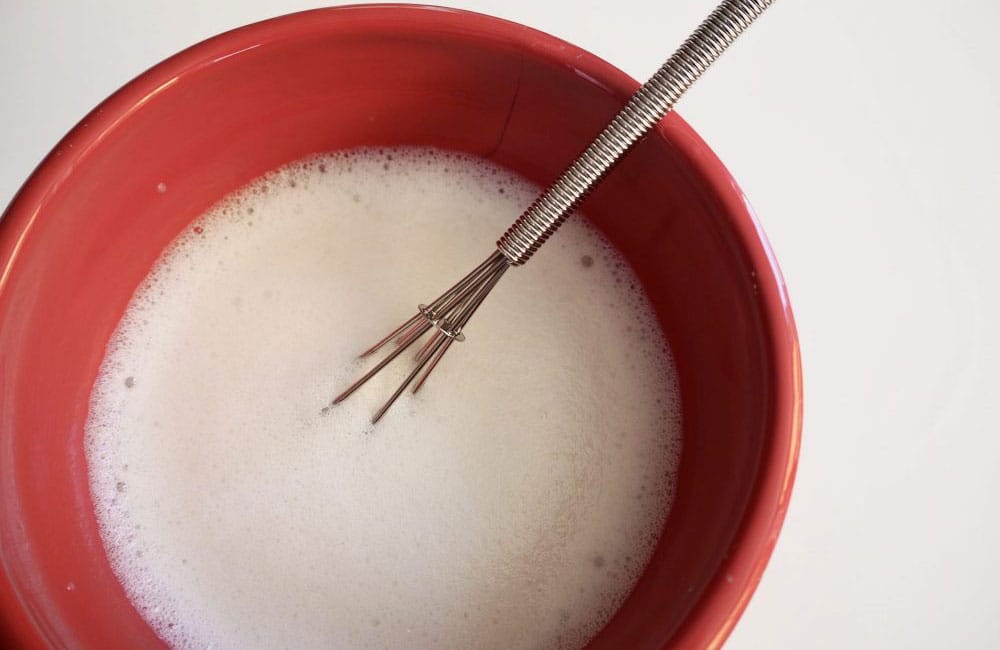 Hacer espuma de leche en casa