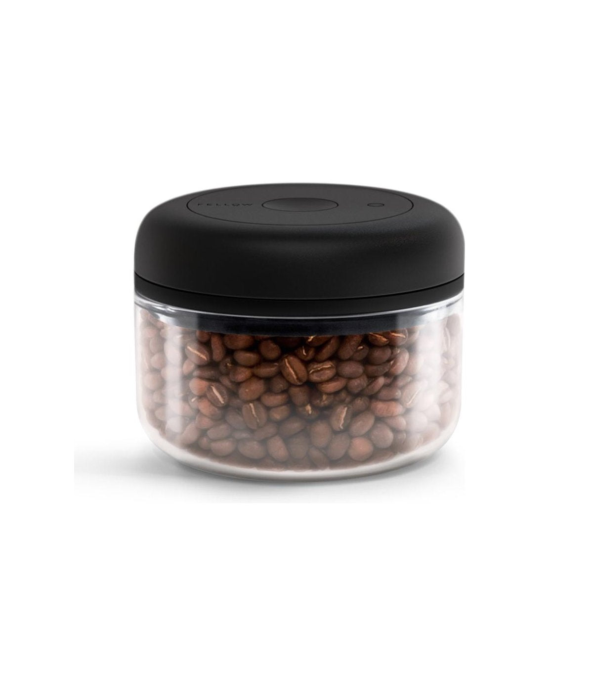 Bote hermético para café de cristal con botón de vacío atmos fellow, 400 ml