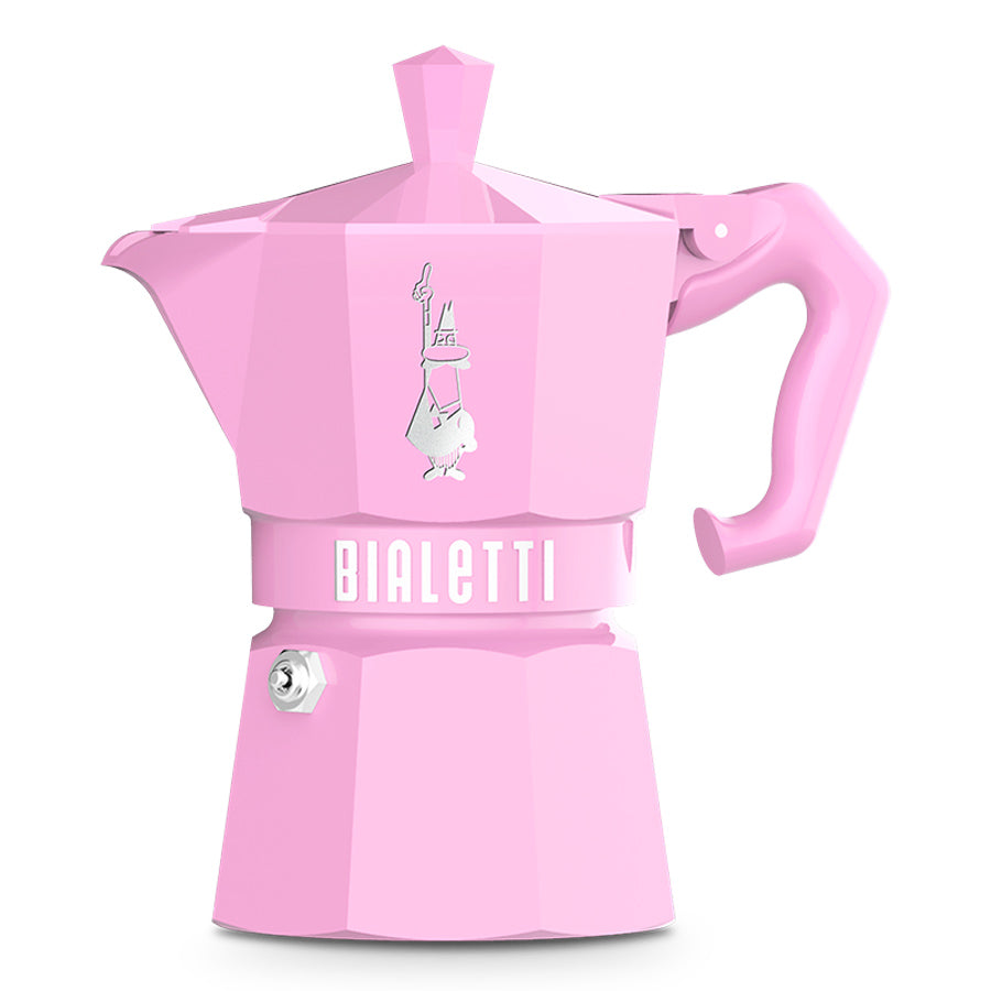 Cafetera italiana bialetti moka exclusive rosa
