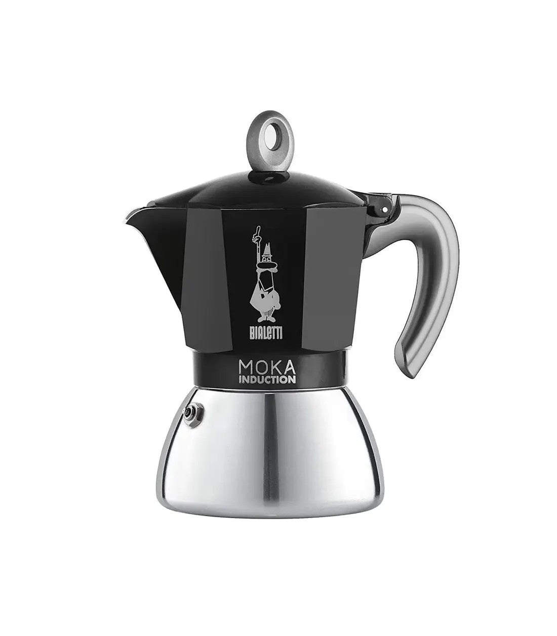 Cafetera Moka inducción negra bialetti 4 tazas
