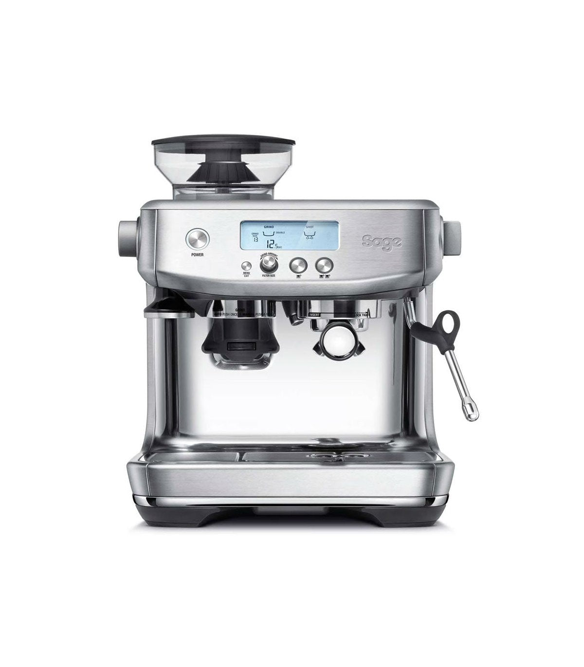 Cafetera Sage the Barista Pro color plateada
