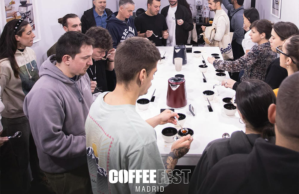 Taller de cata de café en el Madrid Coffee Fest
