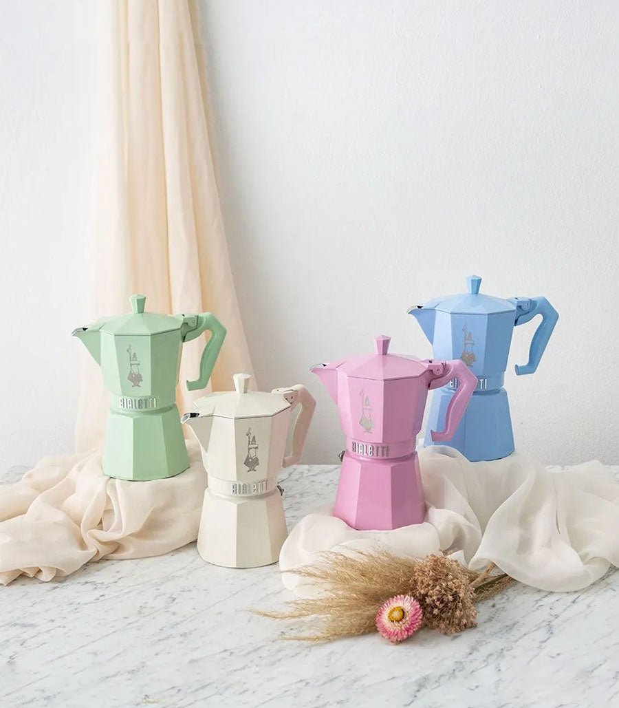 Conjunto de cafeteras Bialetti para café espresso moka exclusive