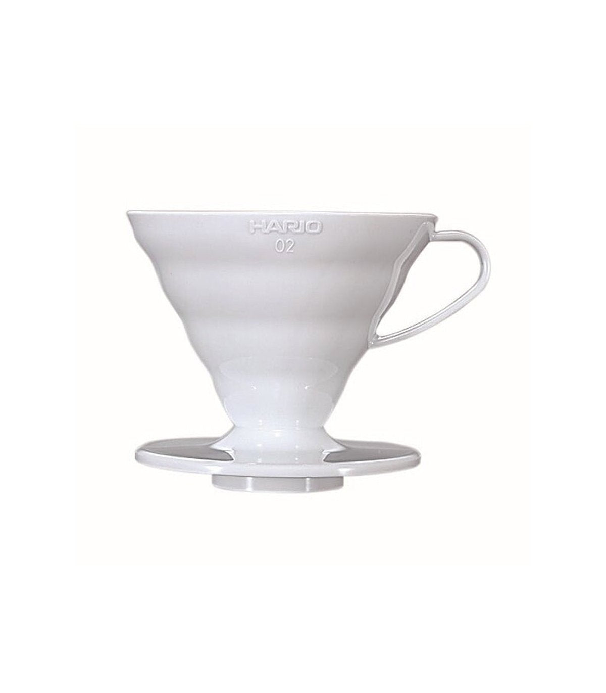 Dripper hario v60 - 02 blanco de plástico
