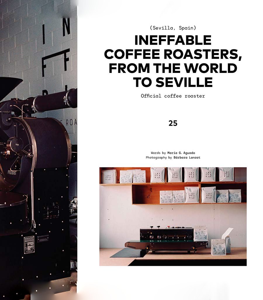 Artículo dedicado a Ineffable Coffee Roasters en la revista SOLO magazine issue 10