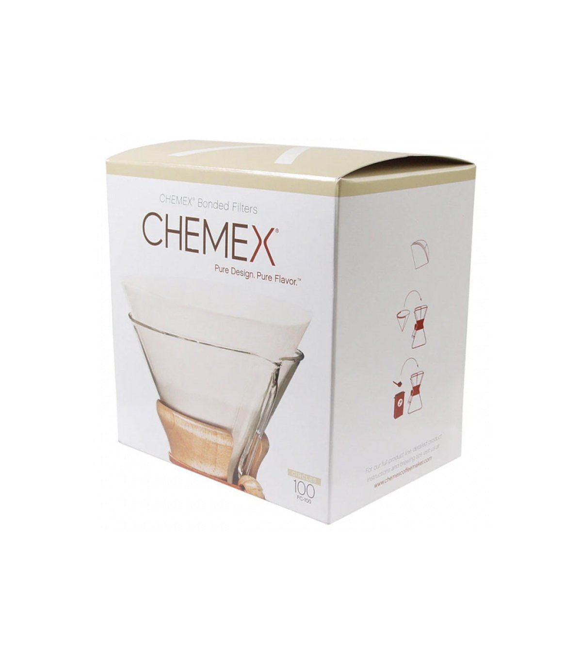 Paquete de filtros para cafetera Chemex 6 tazas