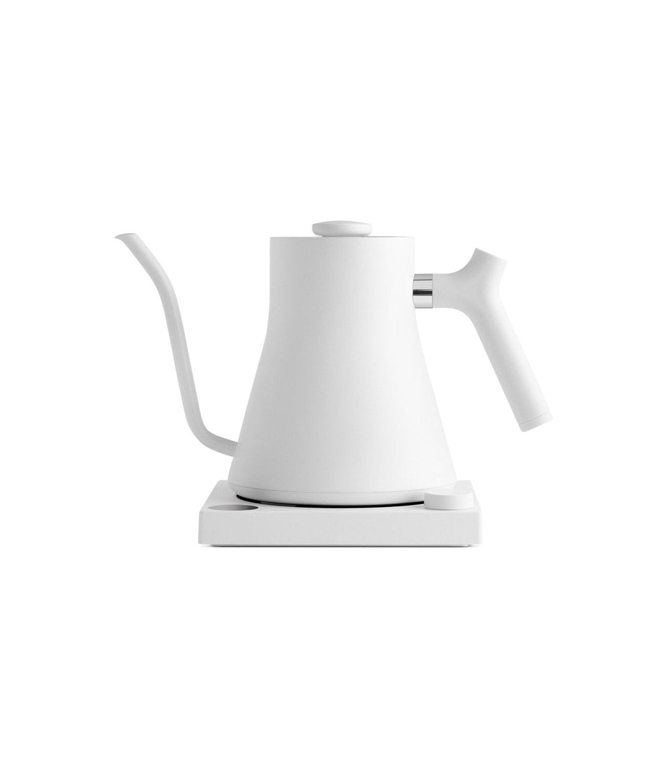 Hervidor de agua eléctrico blanco para café de especialidad fellow kettle