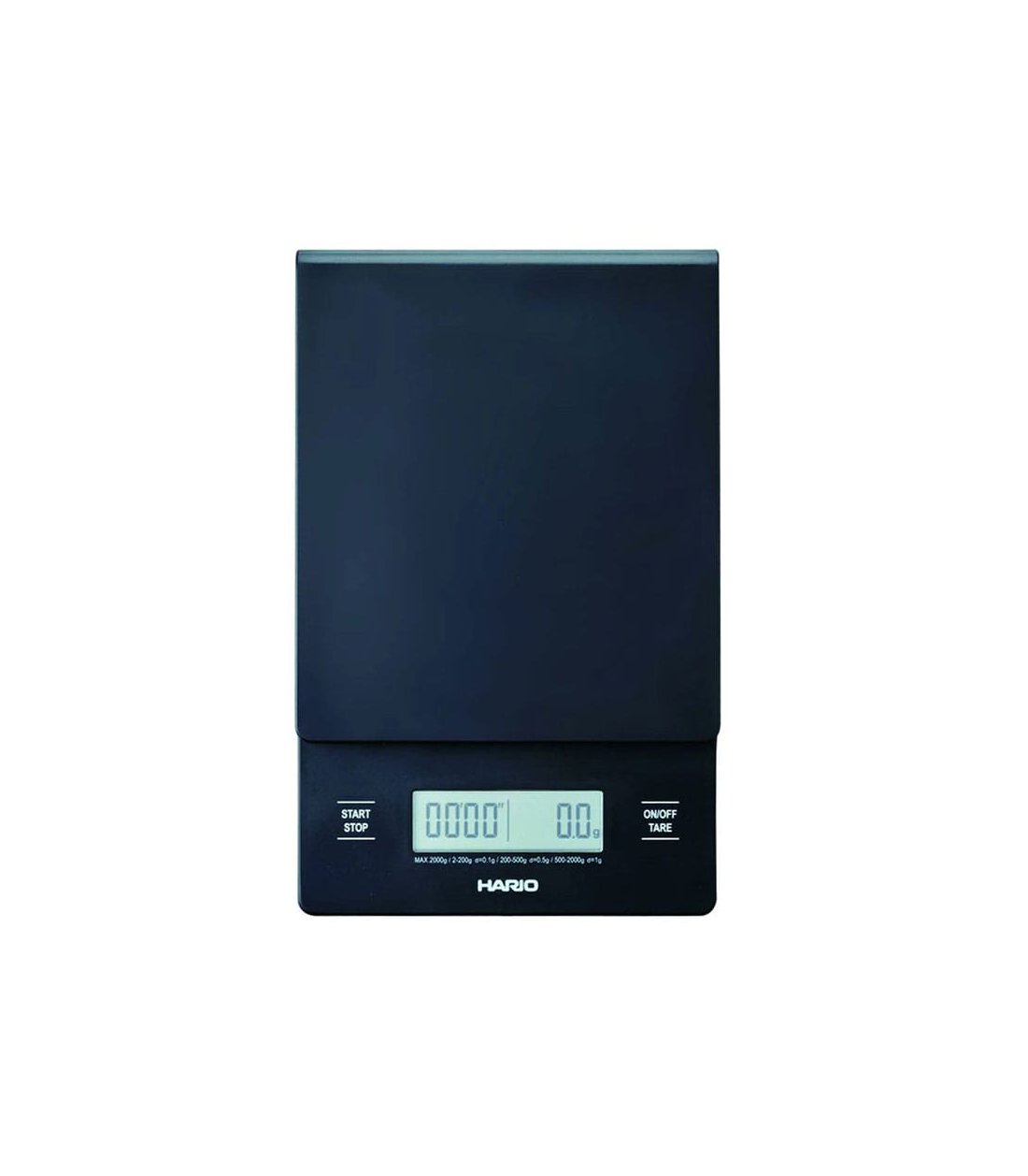 Báscula café Hario V60 con cronómetro negra