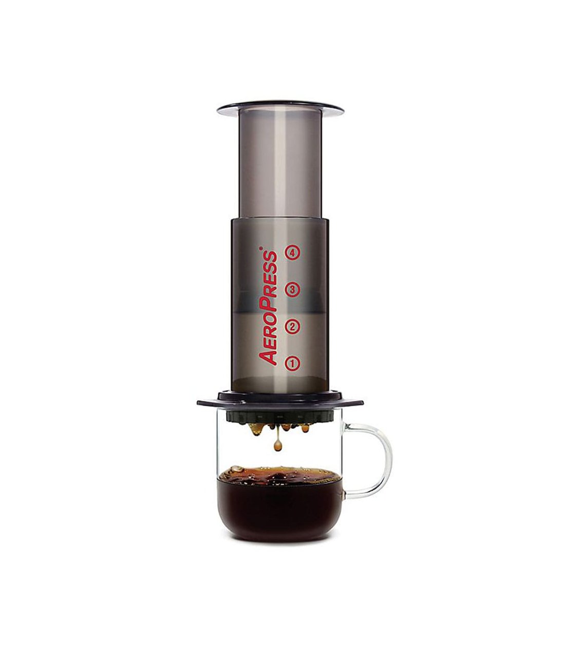 Café de especialidad con aeropress