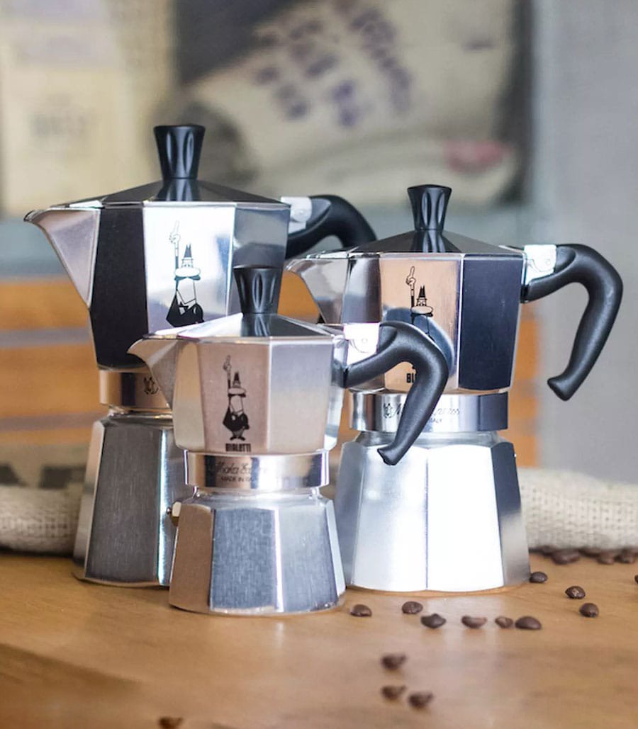 Cafetera italiana Bialetti Moka Express 2, 3 y 6 tazas