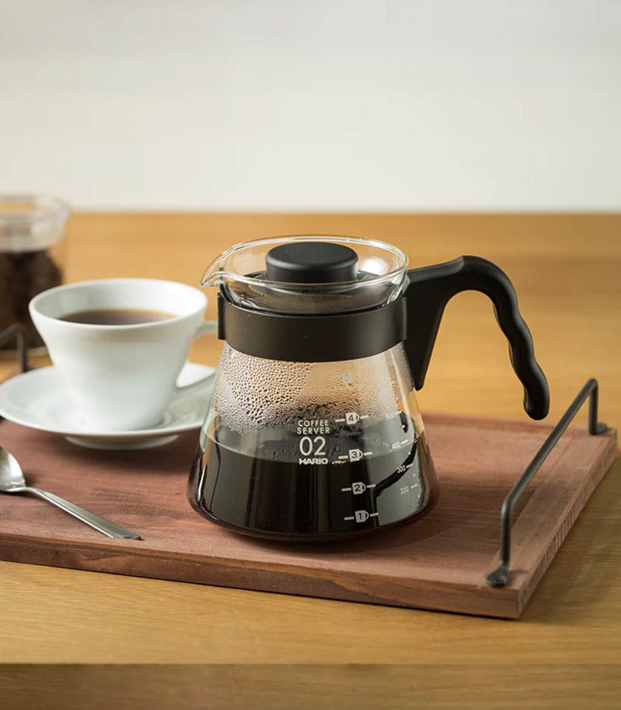 Desayuno con jarra para café v60 Hario de cristal