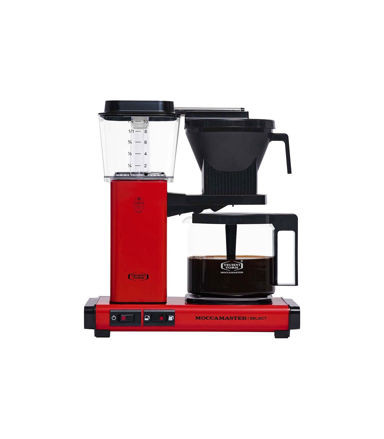 Moccamaster kbg select roja cafetera de filtro