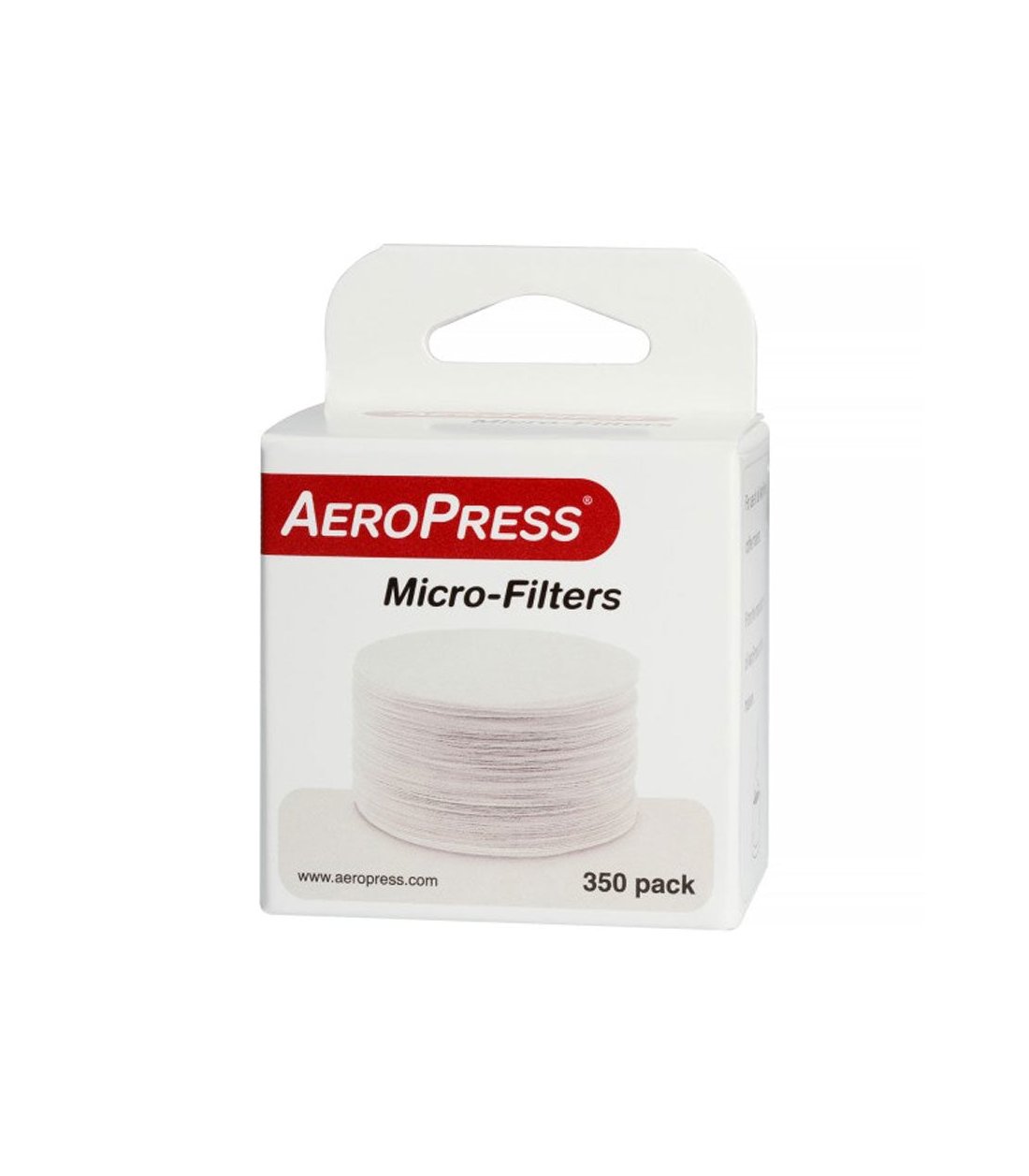 Paquete de 350 micro-filtros de papel para Cafetera AeroPress