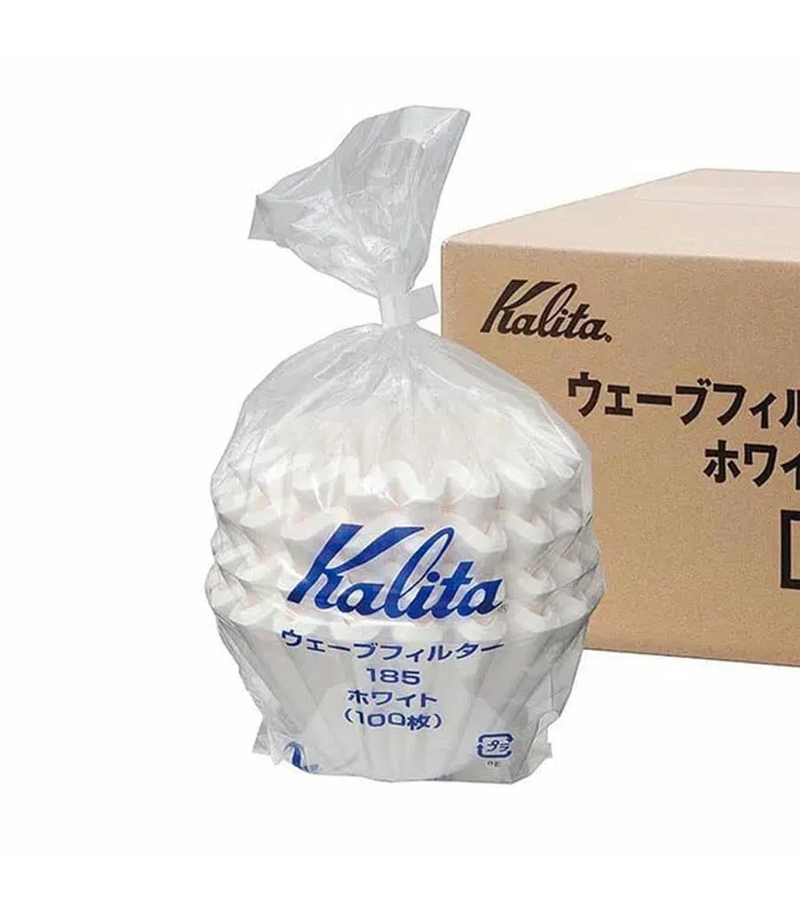 Paquete de 100 filtros para kalita wave 185